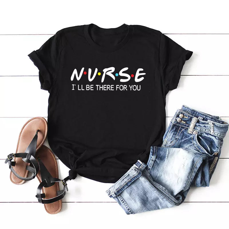 NURSE stuttermabolir - svartur